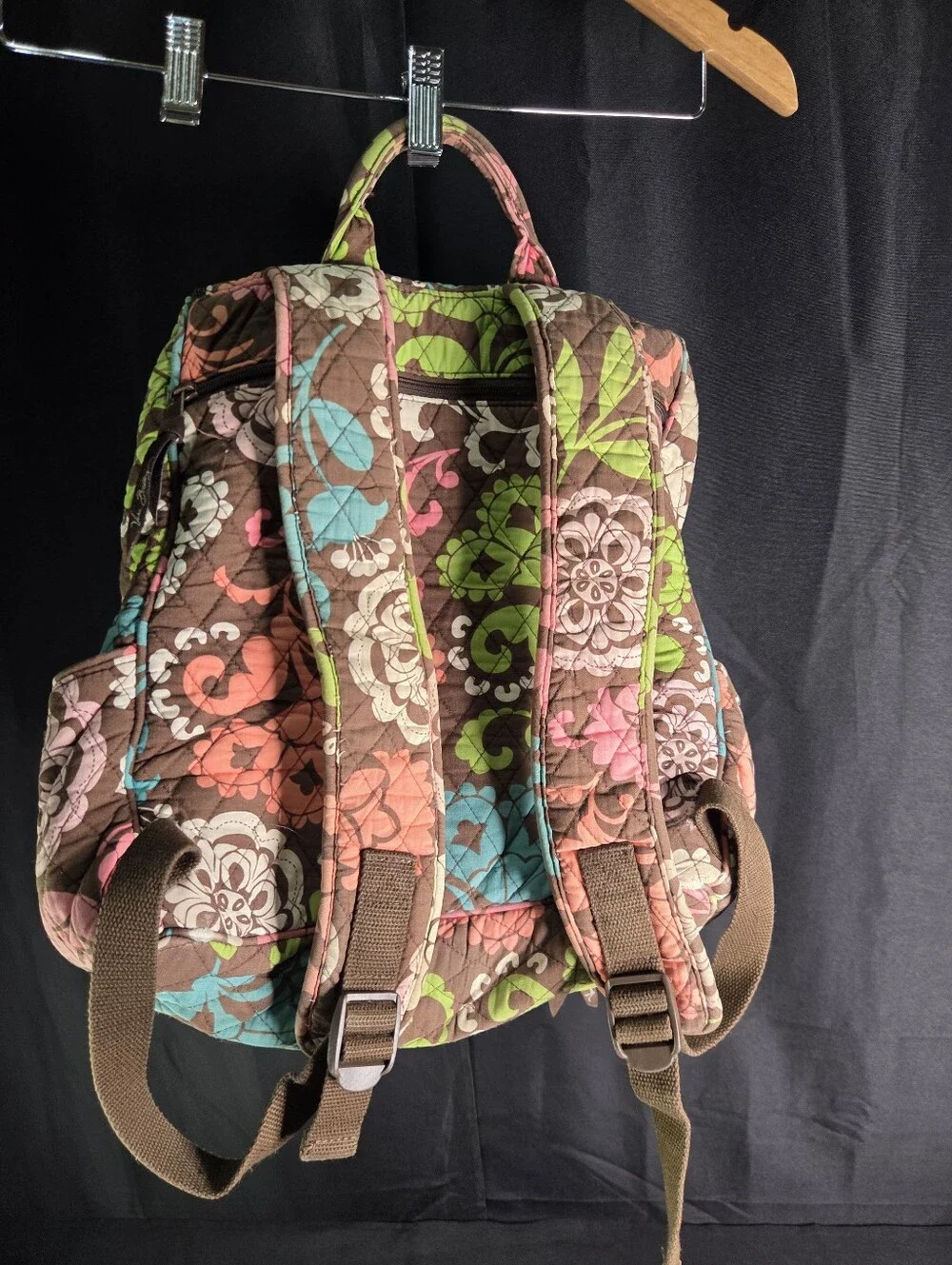 Vera Bradley Vintage Lola Print Backpack
